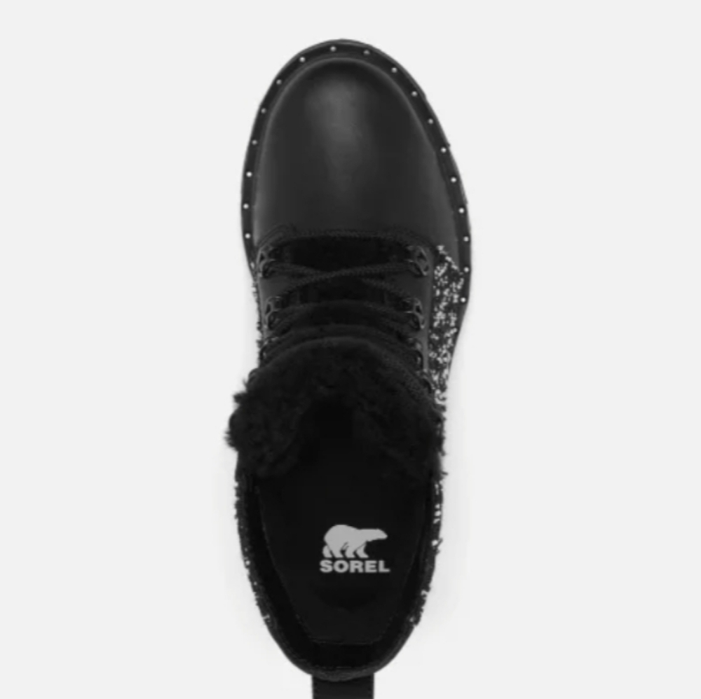 Sorel Lennox Lace up Black Boot - Picture 10 of 10